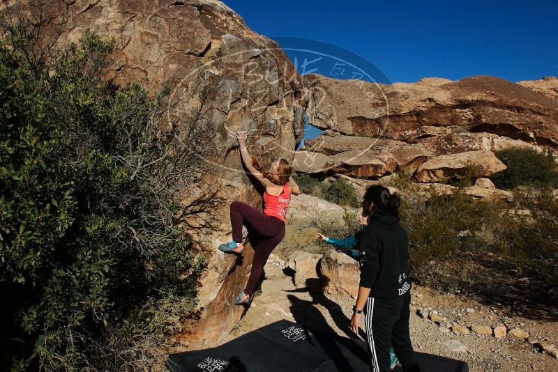 Bouldering in Hueco Tanks on 12/19/2019 with Blue Lizard Climbing and Yoga

Filename: SRM_20191219_1039070.jpg
Aperture: f/7.1
Shutter Speed: 1/640
Body: Canon EOS-1D Mark II
Lens: Canon EF 16-35mm f/2.8 L