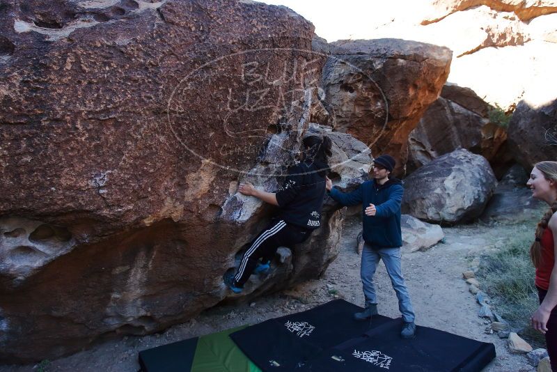 Bouldering in Hueco Tanks on 12/19/2019 with Blue Lizard Climbing and Yoga

Filename: SRM_20191219_1044060.jpg
Aperture: f/4.5
Shutter Speed: 1/250
Body: Canon EOS-1D Mark II
Lens: Canon EF 16-35mm f/2.8 L