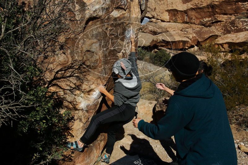 Bouldering in Hueco Tanks on 12/19/2019 with Blue Lizard Climbing and Yoga

Filename: SRM_20191219_1055090.jpg
Aperture: f/8.0
Shutter Speed: 1/500
Body: Canon EOS-1D Mark II
Lens: Canon EF 16-35mm f/2.8 L
