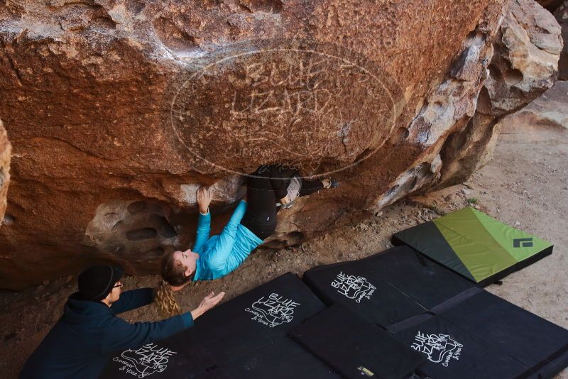 Bouldering in Hueco Tanks on 12/19/2019 with Blue Lizard Climbing and Yoga

Filename: SRM_20191219_1108590.jpg
Aperture: f/5.6
Shutter Speed: 1/250
Body: Canon EOS-1D Mark II
Lens: Canon EF 16-35mm f/2.8 L