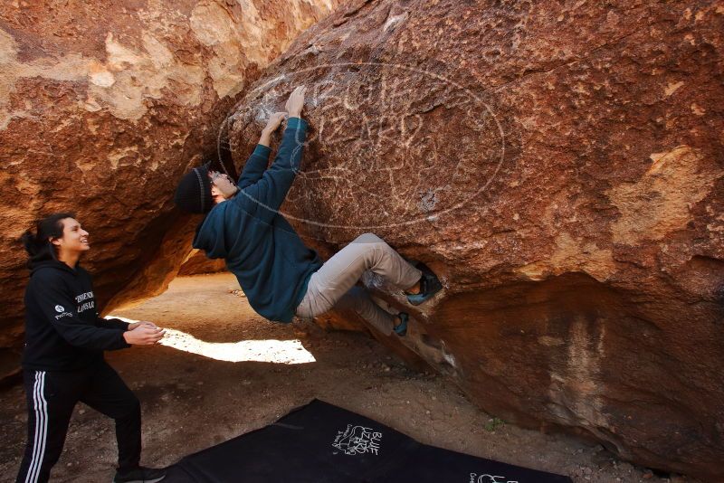Bouldering in Hueco Tanks on 12/19/2019 with Blue Lizard Climbing and Yoga

Filename: SRM_20191219_1113400.jpg
Aperture: f/5.6
Shutter Speed: 1/250
Body: Canon EOS-1D Mark II
Lens: Canon EF 16-35mm f/2.8 L