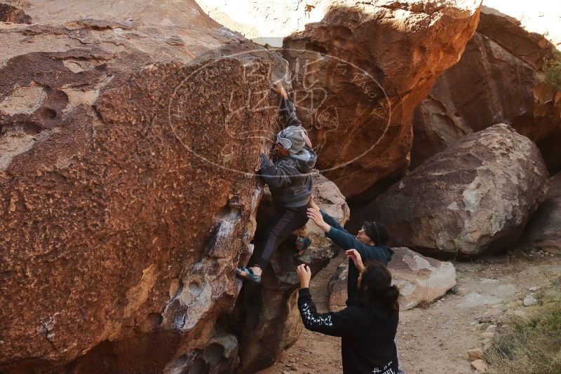 Bouldering in Hueco Tanks on 12/19/2019 with Blue Lizard Climbing and Yoga

Filename: SRM_20191219_1118521.jpg
Aperture: f/7.1
Shutter Speed: 1/250
Body: Canon EOS-1D Mark II
Lens: Canon EF 16-35mm f/2.8 L