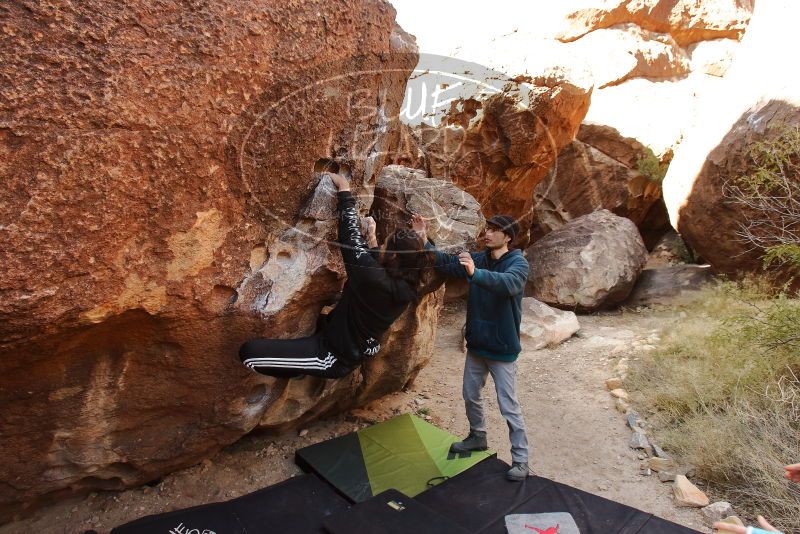 Bouldering in Hueco Tanks on 12/19/2019 with Blue Lizard Climbing and Yoga

Filename: SRM_20191219_1123460.jpg
Aperture: f/5.6
Shutter Speed: 1/250
Body: Canon EOS-1D Mark II
Lens: Canon EF 16-35mm f/2.8 L