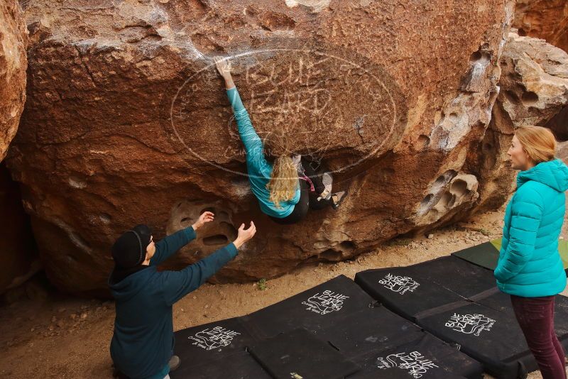 Bouldering in Hueco Tanks on 12/19/2019 with Blue Lizard Climbing and Yoga

Filename: SRM_20191219_1144430.jpg
Aperture: f/5.0
Shutter Speed: 1/250
Body: Canon EOS-1D Mark II
Lens: Canon EF 16-35mm f/2.8 L