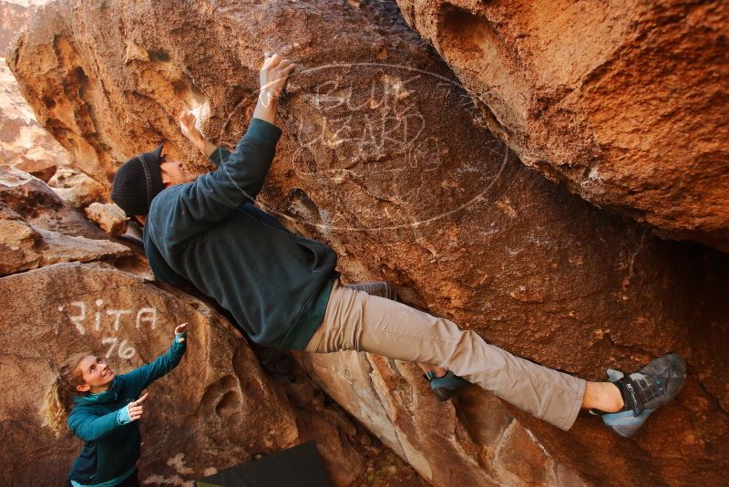 Bouldering in Hueco Tanks on 12/19/2019 with Blue Lizard Climbing and Yoga

Filename: SRM_20191219_1154290.jpg
Aperture: f/4.5
Shutter Speed: 1/250
Body: Canon EOS-1D Mark II
Lens: Canon EF 16-35mm f/2.8 L