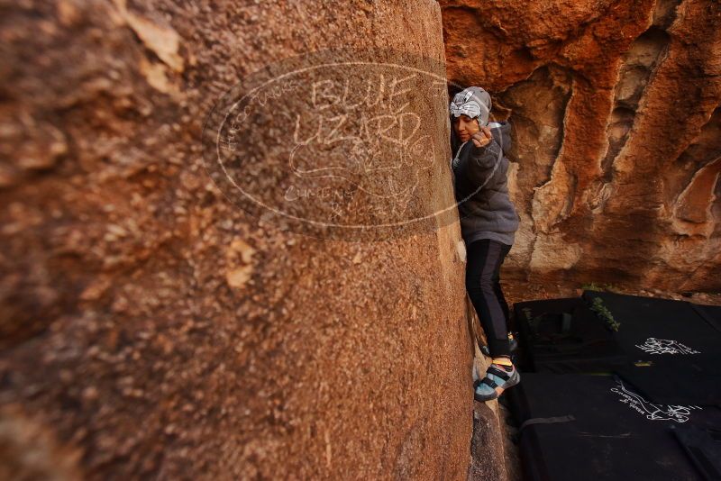 Bouldering in Hueco Tanks on 12/19/2019 with Blue Lizard Climbing and Yoga

Filename: SRM_20191219_1156200.jpg
Aperture: f/5.6
Shutter Speed: 1/250
Body: Canon EOS-1D Mark II
Lens: Canon EF 16-35mm f/2.8 L