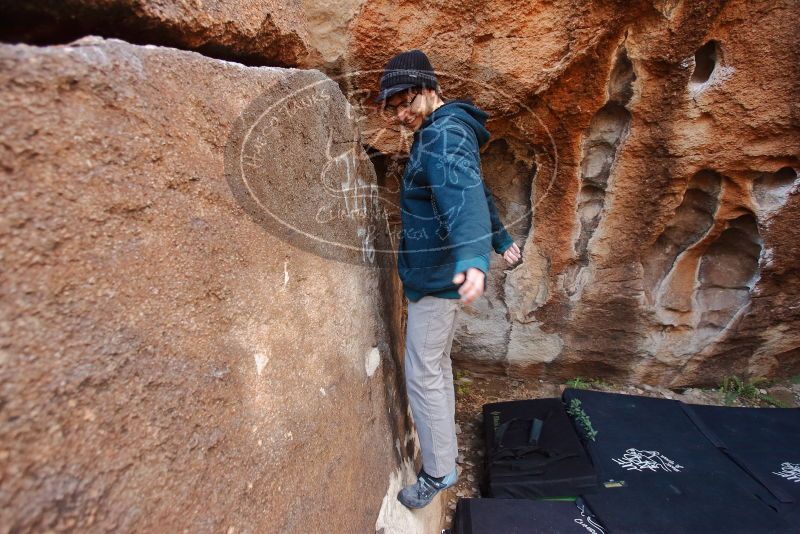 Bouldering in Hueco Tanks on 12/19/2019 with Blue Lizard Climbing and Yoga

Filename: SRM_20191219_1159550.jpg
Aperture: f/3.5
Shutter Speed: 1/200
Body: Canon EOS-1D Mark II
Lens: Canon EF 16-35mm f/2.8 L