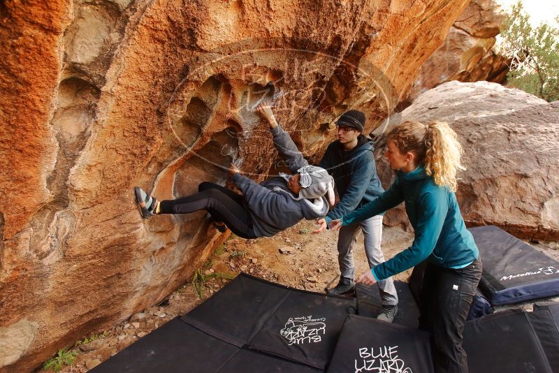 Bouldering in Hueco Tanks on 12/19/2019 with Blue Lizard Climbing and Yoga

Filename: SRM_20191219_1213460.jpg
Aperture: f/4.5
Shutter Speed: 1/200
Body: Canon EOS-1D Mark II
Lens: Canon EF 16-35mm f/2.8 L