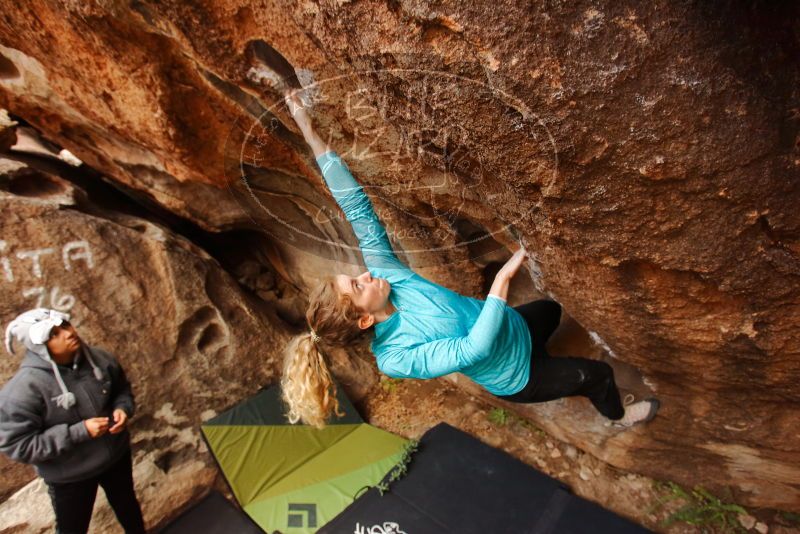 Bouldering in Hueco Tanks on 12/19/2019 with Blue Lizard Climbing and Yoga

Filename: SRM_20191219_1215230.jpg
Aperture: f/5.0
Shutter Speed: 1/200
Body: Canon EOS-1D Mark II
Lens: Canon EF 16-35mm f/2.8 L