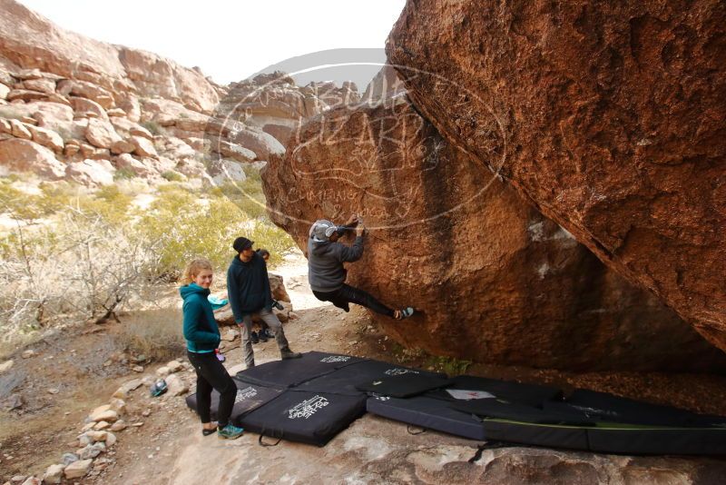 Bouldering in Hueco Tanks on 12/19/2019 with Blue Lizard Climbing and Yoga

Filename: SRM_20191219_1238480.jpg
Aperture: f/6.3
Shutter Speed: 1/250
Body: Canon EOS-1D Mark II
Lens: Canon EF 16-35mm f/2.8 L
