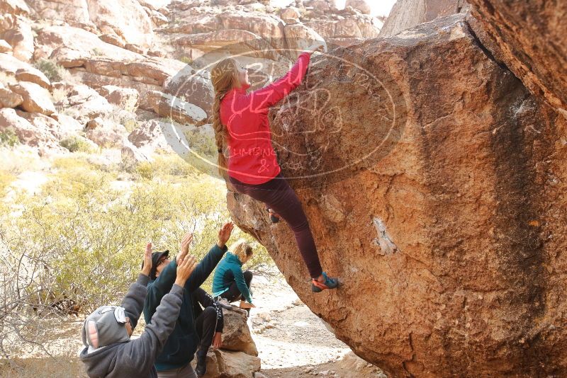 Bouldering in Hueco Tanks on 12/19/2019 with Blue Lizard Climbing and Yoga

Filename: SRM_20191219_1239360.jpg
Aperture: f/5.6
Shutter Speed: 1/250
Body: Canon EOS-1D Mark II
Lens: Canon EF 16-35mm f/2.8 L
