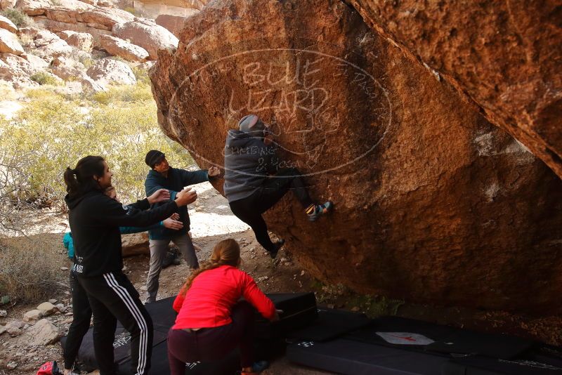 Bouldering in Hueco Tanks on 12/19/2019 with Blue Lizard Climbing and Yoga

Filename: SRM_20191219_1250040.jpg
Aperture: f/7.1
Shutter Speed: 1/250
Body: Canon EOS-1D Mark II
Lens: Canon EF 16-35mm f/2.8 L