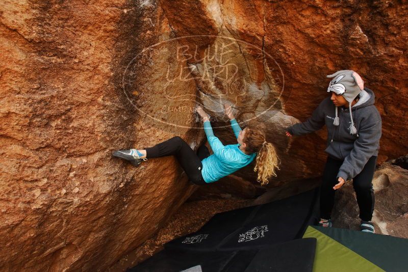 Bouldering in Hueco Tanks on 12/19/2019 with Blue Lizard Climbing and Yoga

Filename: SRM_20191219_1300240.jpg
Aperture: f/5.0
Shutter Speed: 1/250
Body: Canon EOS-1D Mark II
Lens: Canon EF 16-35mm f/2.8 L
