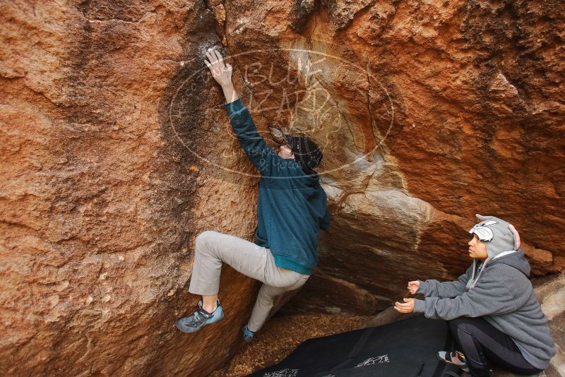 Bouldering in Hueco Tanks on 12/19/2019 with Blue Lizard Climbing and Yoga

Filename: SRM_20191219_1314270.jpg
Aperture: f/4.0
Shutter Speed: 1/250
Body: Canon EOS-1D Mark II
Lens: Canon EF 16-35mm f/2.8 L