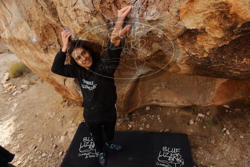 Bouldering in Hueco Tanks on 12/19/2019 with Blue Lizard Climbing and Yoga

Filename: SRM_20191219_1333270.jpg
Aperture: f/6.3
Shutter Speed: 1/250
Body: Canon EOS-1D Mark II
Lens: Canon EF 16-35mm f/2.8 L