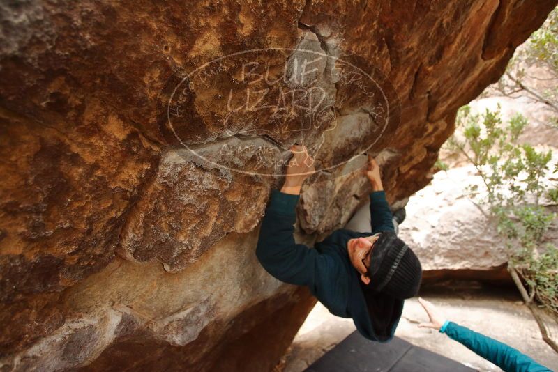 Bouldering in Hueco Tanks on 12/19/2019 with Blue Lizard Climbing and Yoga

Filename: SRM_20191219_1429230.jpg
Aperture: f/3.2
Shutter Speed: 1/250
Body: Canon EOS-1D Mark II
Lens: Canon EF 16-35mm f/2.8 L