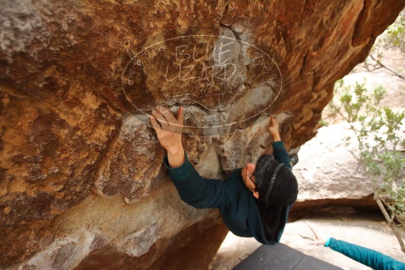 Bouldering in Hueco Tanks on 12/19/2019 with Blue Lizard Climbing and Yoga

Filename: SRM_20191219_1429231.jpg
Aperture: f/2.8
Shutter Speed: 1/250
Body: Canon EOS-1D Mark II
Lens: Canon EF 16-35mm f/2.8 L
