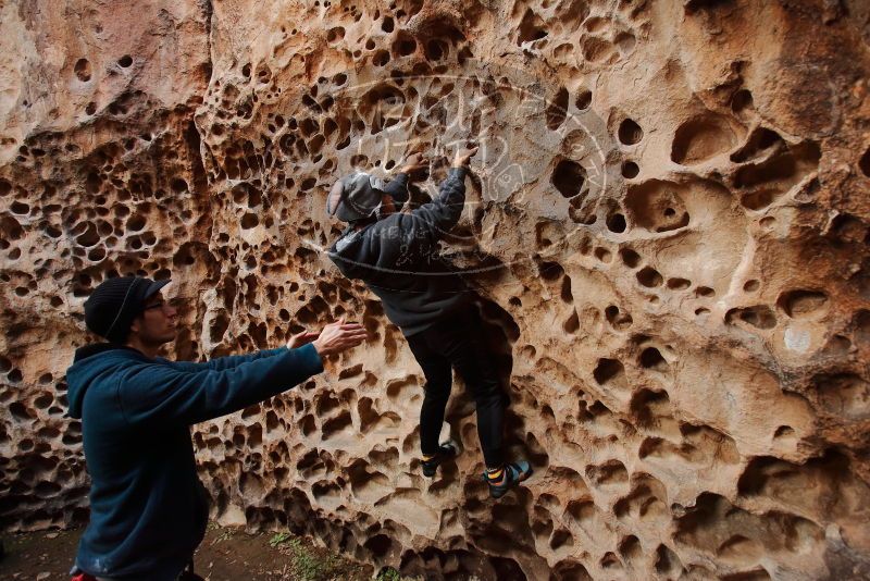 Bouldering in Hueco Tanks on 12/19/2019 with Blue Lizard Climbing and Yoga

Filename: SRM_20191219_1639280.jpg
Aperture: f/4.0
Shutter Speed: 1/100
Body: Canon EOS-1D Mark II
Lens: Canon EF 16-35mm f/2.8 L