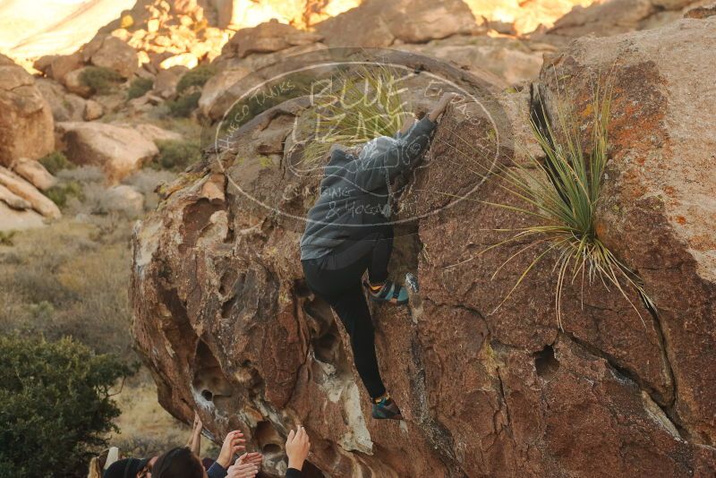 Bouldering in Hueco Tanks on 12/19/2019 with Blue Lizard Climbing and Yoga

Filename: SRM_20191219_1753260.jpg
Aperture: f/4.0
Shutter Speed: 1/250
Body: Canon EOS-1D Mark II
Lens: Canon EF 50mm f/1.8 II