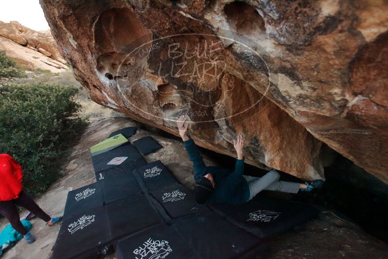 Bouldering in Hueco Tanks on 12/19/2019 with Blue Lizard Climbing and Yoga

Filename: SRM_20191219_1813280.jpg
Aperture: f/3.2
Shutter Speed: 1/250
Body: Canon EOS-1D Mark II
Lens: Canon EF 16-35mm f/2.8 L