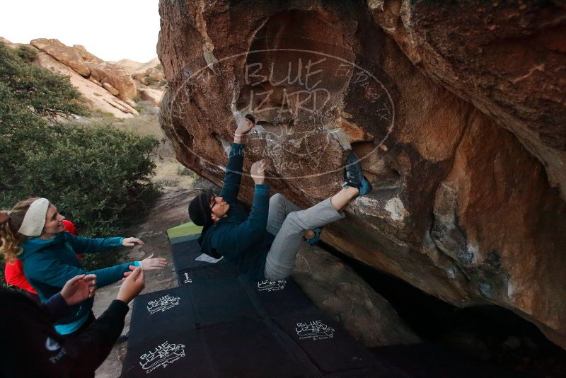 Bouldering in Hueco Tanks on 12/19/2019 with Blue Lizard Climbing and Yoga

Filename: SRM_20191219_1814211.jpg
Aperture: f/3.5
Shutter Speed: 1/250
Body: Canon EOS-1D Mark II
Lens: Canon EF 16-35mm f/2.8 L