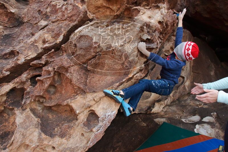 Bouldering in Hueco Tanks on 12/23/2019 with Blue Lizard Climbing and Yoga

Filename: SRM_20191223_1430590.jpg
Aperture: f/5.6
Shutter Speed: 1/250
Body: Canon EOS-1D Mark II
Lens: Canon EF 16-35mm f/2.8 L