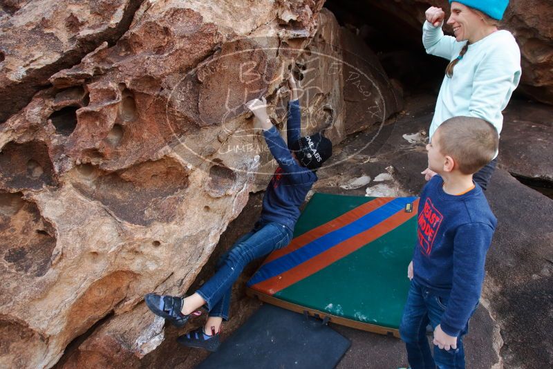 Bouldering in Hueco Tanks on 12/23/2019 with Blue Lizard Climbing and Yoga

Filename: SRM_20191223_1437030.jpg
Aperture: f/5.0
Shutter Speed: 1/250
Body: Canon EOS-1D Mark II
Lens: Canon EF 16-35mm f/2.8 L