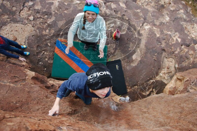 Bouldering in Hueco Tanks on 12/23/2019 with Blue Lizard Climbing and Yoga

Filename: SRM_20191223_1444080.jpg
Aperture: f/5.6
Shutter Speed: 1/250
Body: Canon EOS-1D Mark II
Lens: Canon EF 16-35mm f/2.8 L