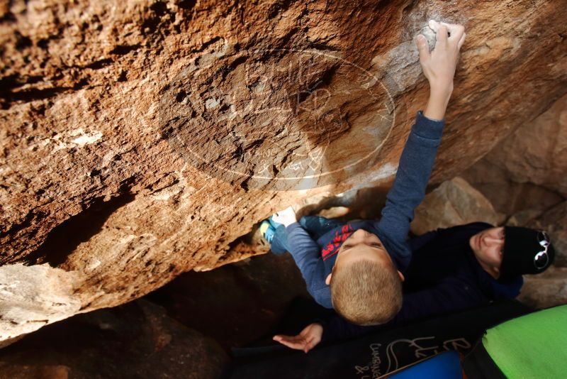 Bouldering in Hueco Tanks on 12/23/2019 with Blue Lizard Climbing and Yoga

Filename: SRM_20191223_1521070.jpg
Aperture: f/4.5
Shutter Speed: 1/250
Body: Canon EOS-1D Mark II
Lens: Canon EF 16-35mm f/2.8 L