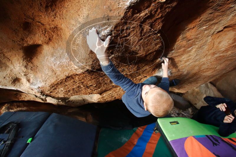 Bouldering in Hueco Tanks on 12/23/2019 with Blue Lizard Climbing and Yoga

Filename: SRM_20191223_1547240.jpg
Aperture: f/5.0
Shutter Speed: 1/250
Body: Canon EOS-1D Mark II
Lens: Canon EF 16-35mm f/2.8 L