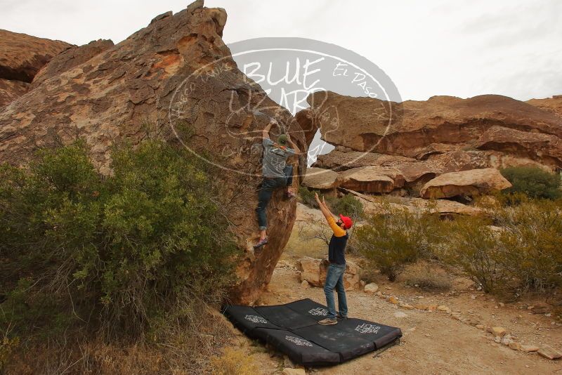 Bouldering in Hueco Tanks on 12/24/2019 with Blue Lizard Climbing and Yoga

Filename: SRM_20191224_1110010.jpg
Aperture: f/5.6
Shutter Speed: 1/500
Body: Canon EOS-1D Mark II
Lens: Canon EF 16-35mm f/2.8 L