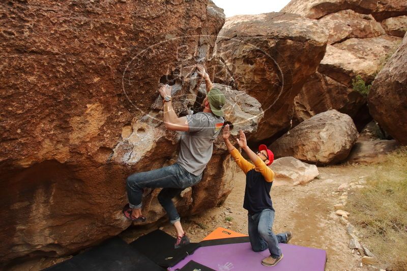 Bouldering in Hueco Tanks on 12/24/2019 with Blue Lizard Climbing and Yoga

Filename: SRM_20191224_1127340.jpg
Aperture: f/5.0
Shutter Speed: 1/250
Body: Canon EOS-1D Mark II
Lens: Canon EF 16-35mm f/2.8 L