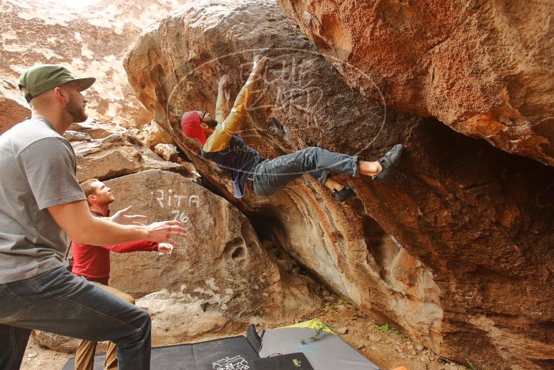 Bouldering in Hueco Tanks on 12/24/2019 with Blue Lizard Climbing and Yoga

Filename: SRM_20191224_1146430.jpg
Aperture: f/4.5
Shutter Speed: 1/250
Body: Canon EOS-1D Mark II
Lens: Canon EF 16-35mm f/2.8 L