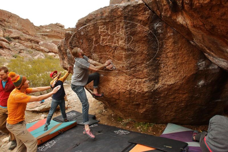 Bouldering in Hueco Tanks on 12/24/2019 with Blue Lizard Climbing and Yoga

Filename: SRM_20191224_1216490.jpg
Aperture: f/6.3
Shutter Speed: 1/250
Body: Canon EOS-1D Mark II
Lens: Canon EF 16-35mm f/2.8 L