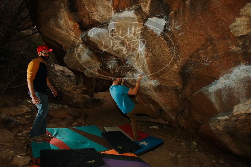 Bouldering in Hueco Tanks on 12/24/2019 with Blue Lizard Climbing and Yoga

Filename: SRM_20191224_1317420.jpg
Aperture: f/8.0
Shutter Speed: 1/250
Body: Canon EOS-1D Mark II
Lens: Canon EF 16-35mm f/2.8 L
