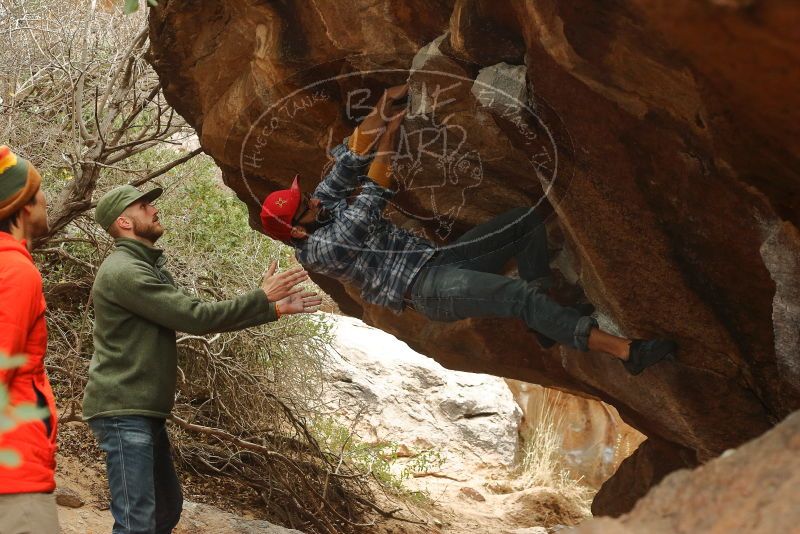 Bouldering in Hueco Tanks on 12/24/2019 with Blue Lizard Climbing and Yoga

Filename: SRM_20191224_1443510.jpg
Aperture: f/4.5
Shutter Speed: 1/250
Body: Canon EOS-1D Mark II
Lens: Canon EF 50mm f/1.8 II