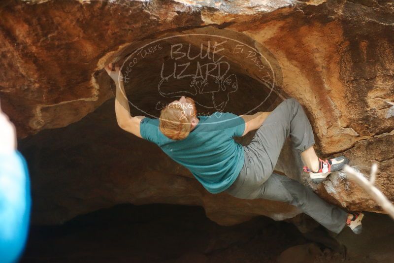 Bouldering in Hueco Tanks on 12/24/2019 with Blue Lizard Climbing and Yoga

Filename: SRM_20191224_1518270.jpg
Aperture: f/2.5
Shutter Speed: 1/250
Body: Canon EOS-1D Mark II
Lens: Canon EF 50mm f/1.8 II
