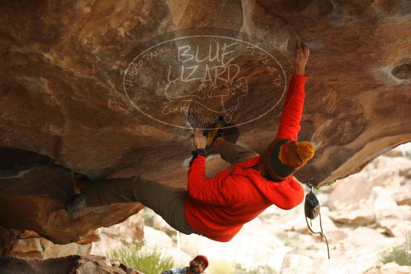 Bouldering in Hueco Tanks on 12/24/2019 with Blue Lizard Climbing and Yoga

Filename: SRM_20191224_1628550.jpg
Aperture: f/2.5
Shutter Speed: 1/250
Body: Canon EOS-1D Mark II
Lens: Canon EF 50mm f/1.8 II