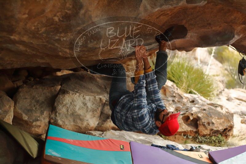 Bouldering in Hueco Tanks on 12/24/2019 with Blue Lizard Climbing and Yoga

Filename: SRM_20191224_1633330.jpg
Aperture: f/2.5
Shutter Speed: 1/250
Body: Canon EOS-1D Mark II
Lens: Canon EF 50mm f/1.8 II