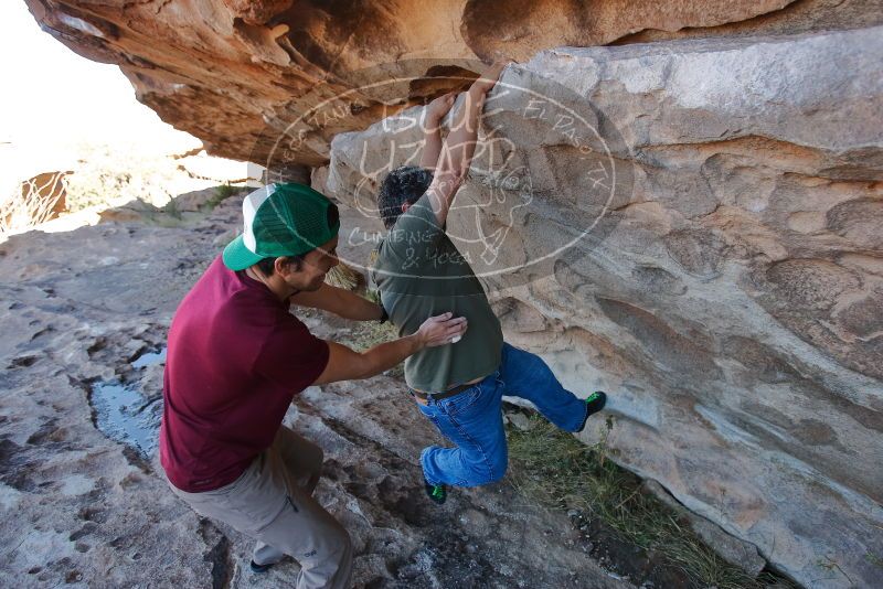 Bouldering in Hueco Tanks on 12/26/2019 with Blue Lizard Climbing and Yoga

Filename: SRM_20191226_1151270.jpg
Aperture: f/4.0
Shutter Speed: 1/320
Body: Canon EOS-1D Mark II
Lens: Canon EF 16-35mm f/2.8 L