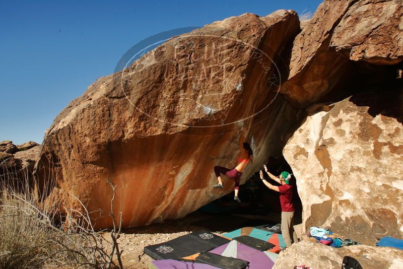 Bouldering in Hueco Tanks on 12/26/2019 with Blue Lizard Climbing and Yoga

Filename: SRM_20191226_1307150.jpg
Aperture: f/8.0
Shutter Speed: 1/250
Body: Canon EOS-1D Mark II
Lens: Canon EF 16-35mm f/2.8 L
