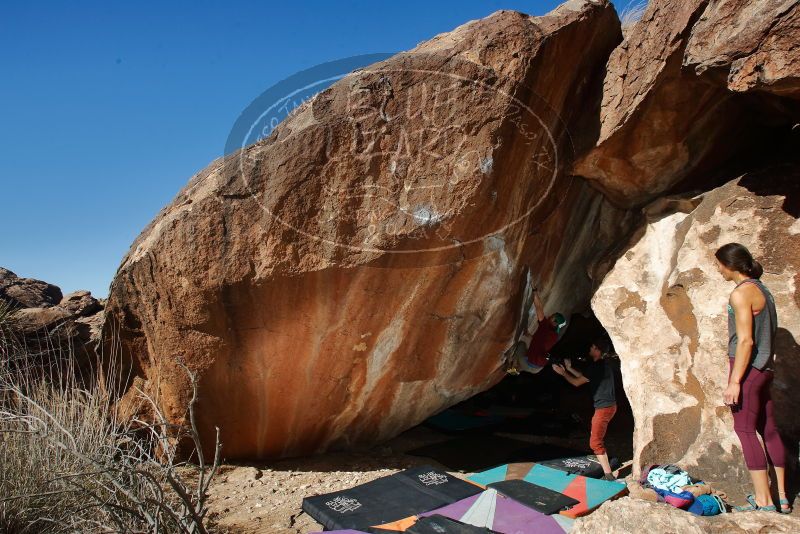 Bouldering in Hueco Tanks on 12/26/2019 with Blue Lizard Climbing and Yoga

Filename: SRM_20191226_1311150.jpg
Aperture: f/8.0
Shutter Speed: 1/250
Body: Canon EOS-1D Mark II
Lens: Canon EF 16-35mm f/2.8 L