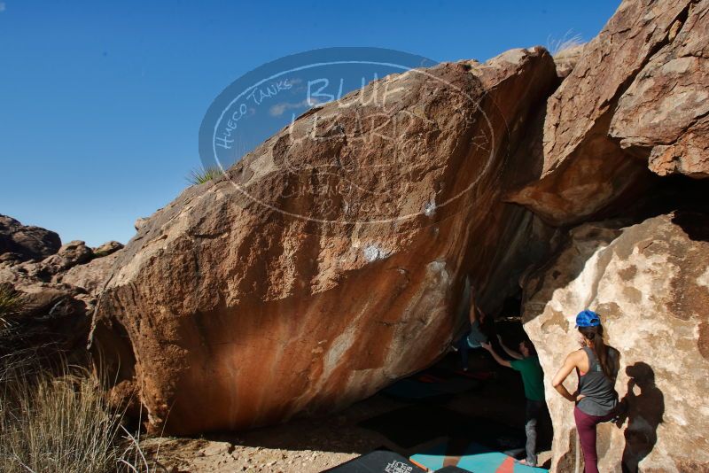 Bouldering in Hueco Tanks on 12/26/2019 with Blue Lizard Climbing and Yoga

Filename: SRM_20191226_1343000.jpg
Aperture: f/8.0
Shutter Speed: 1/250
Body: Canon EOS-1D Mark II
Lens: Canon EF 16-35mm f/2.8 L