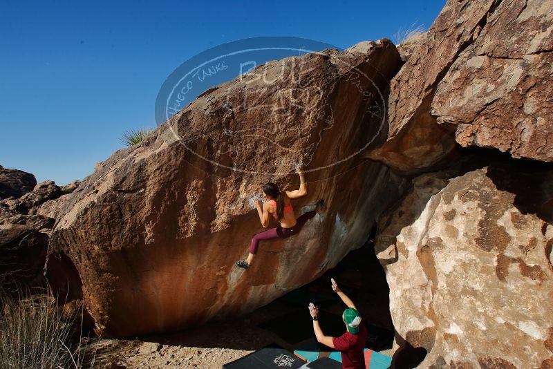 Bouldering in Hueco Tanks on 12/26/2019 with Blue Lizard Climbing and Yoga

Filename: SRM_20191226_1349500.jpg
Aperture: f/9.0
Shutter Speed: 1/250
Body: Canon EOS-1D Mark II
Lens: Canon EF 16-35mm f/2.8 L