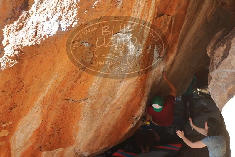 Bouldering in Hueco Tanks on 12/26/2019 with Blue Lizard Climbing and Yoga

Filename: SRM_20191226_1412120.jpg
Aperture: f/4.5
Shutter Speed: 1/400
Body: Canon EOS-1D Mark II
Lens: Canon EF 50mm f/1.8 II