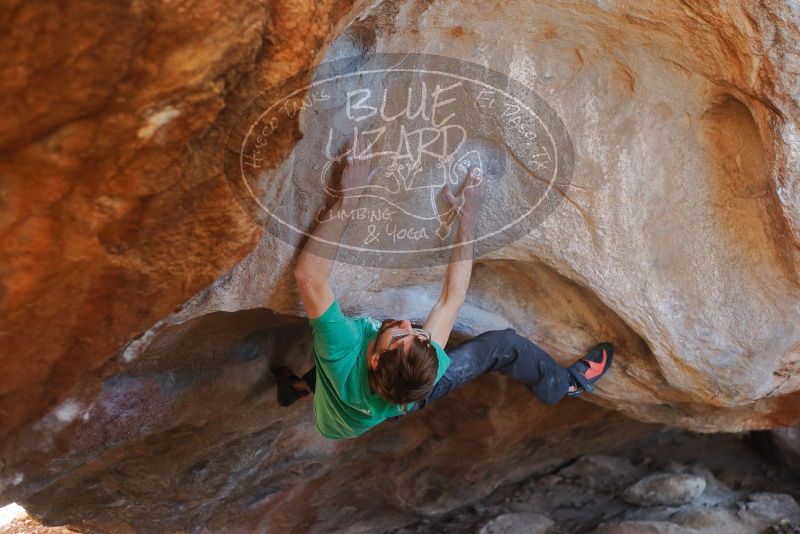 Bouldering in Hueco Tanks on 12/26/2019 with Blue Lizard Climbing and Yoga

Filename: SRM_20191226_1417410.jpg
Aperture: f/2.5
Shutter Speed: 1/320
Body: Canon EOS-1D Mark II
Lens: Canon EF 50mm f/1.8 II