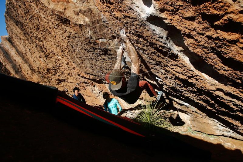 Bouldering in Hueco Tanks on 12/26/2019 with Blue Lizard Climbing and Yoga

Filename: SRM_20191226_1513100.jpg
Aperture: f/5.6
Shutter Speed: 1/500
Body: Canon EOS-1D Mark II
Lens: Canon EF 16-35mm f/2.8 L