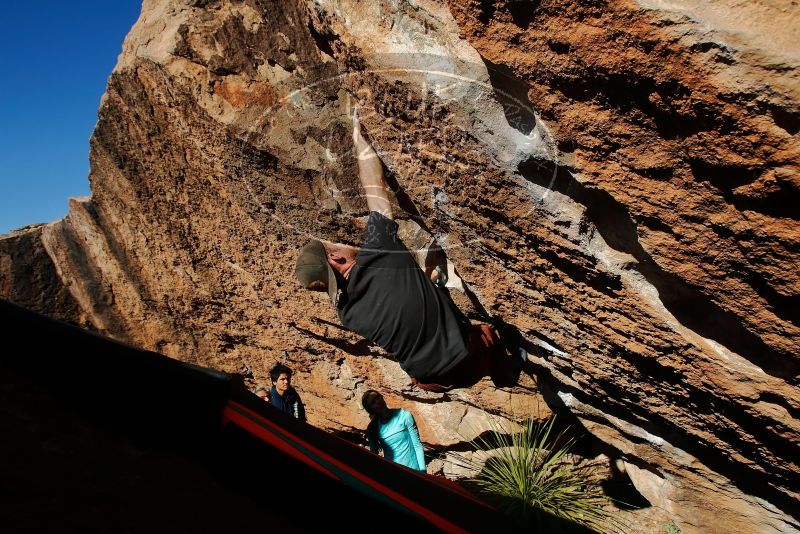 Bouldering in Hueco Tanks on 12/26/2019 with Blue Lizard Climbing and Yoga

Filename: SRM_20191226_1513140.jpg
Aperture: f/6.3
Shutter Speed: 1/500
Body: Canon EOS-1D Mark II
Lens: Canon EF 16-35mm f/2.8 L