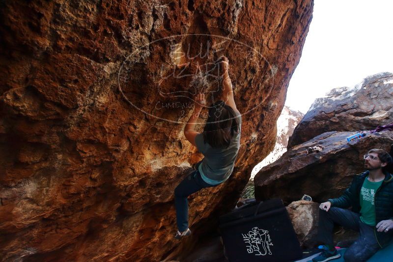 Bouldering in Hueco Tanks on 12/26/2019 with Blue Lizard Climbing and Yoga

Filename: SRM_20191226_1627150.jpg
Aperture: f/5.0
Shutter Speed: 1/250
Body: Canon EOS-1D Mark II
Lens: Canon EF 16-35mm f/2.8 L