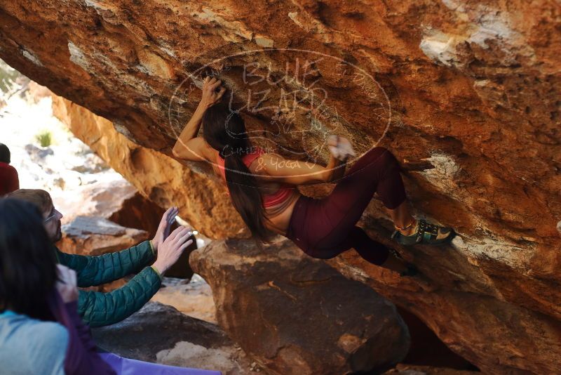 Bouldering in Hueco Tanks on 12/26/2019 with Blue Lizard Climbing and Yoga

Filename: SRM_20191226_1707390.jpg
Aperture: f/3.2
Shutter Speed: 1/320
Body: Canon EOS-1D Mark II
Lens: Canon EF 50mm f/1.8 II